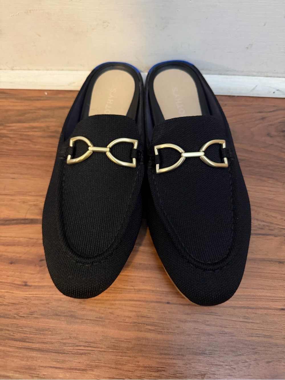 Rothy's Black Women's The Double Bit Loafer Mule - Picture 2 of 5